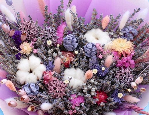 ae4240bef1cbf7a8edb45ff2d1f2e854 Описание букета из сухоцветов и состав.