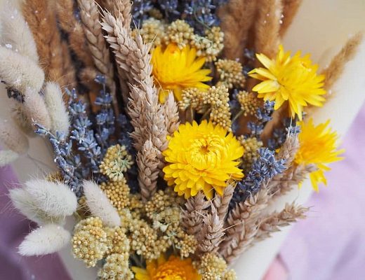 photo букет из сухоцветов