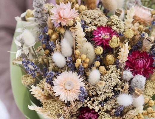0641d4a409231c62319b4ef19a80583d Описание и размеры букета из сухоцветов.