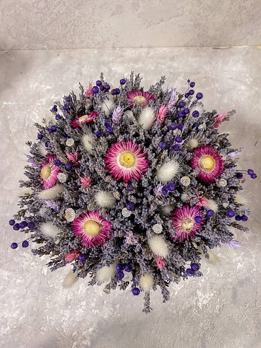 Фото композиции из лаванды для дома. 