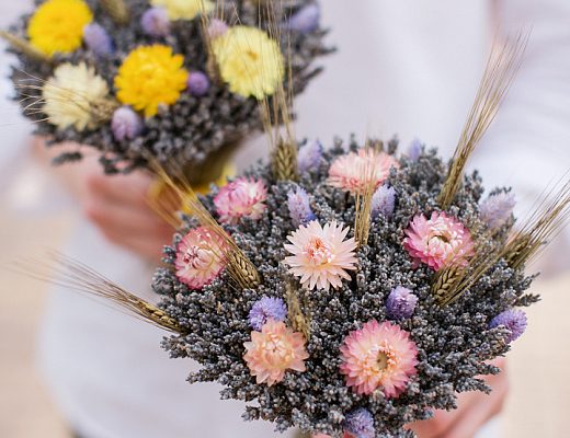 76cb92d41307fa33a50b7b29b4925bad Описание и размеры букета из сухоцветов.