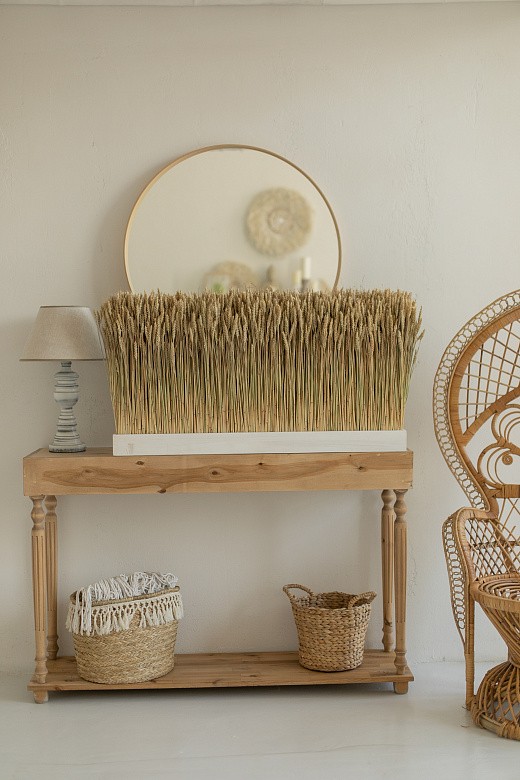 Фото композиции из сухоцветов в дом. 