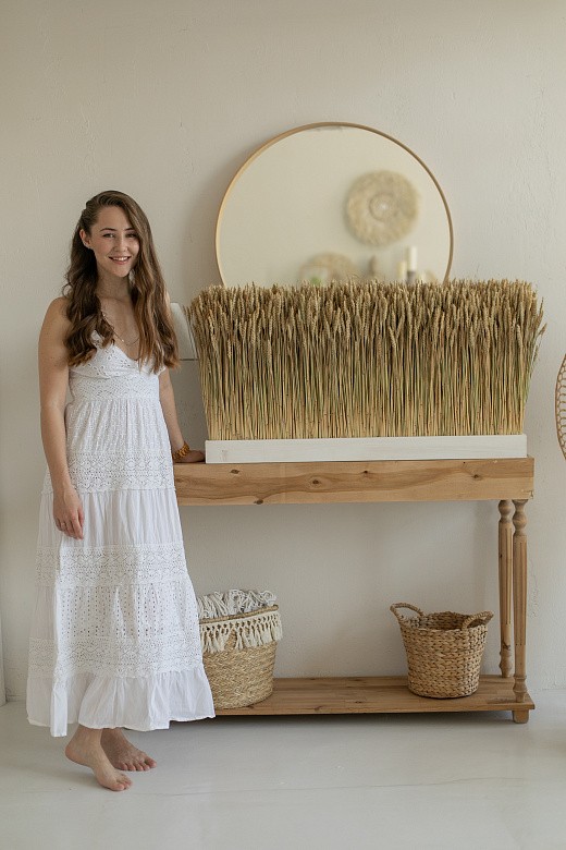 Композиция из флористической пшеницы